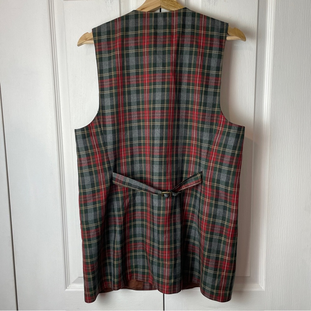 Academia Plaid Vest